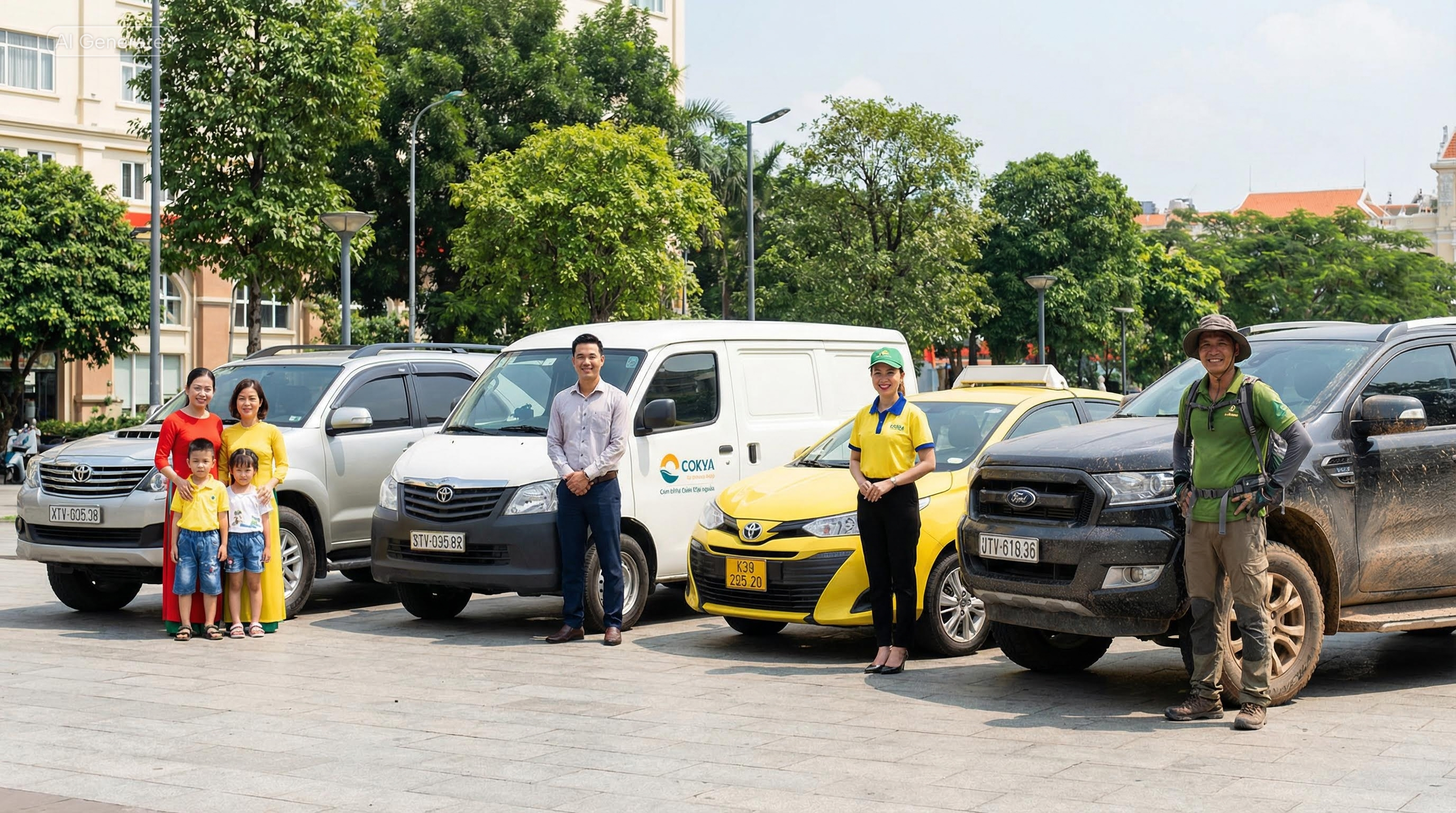 Các loại xe cần bảo hiểm: cá nhân, doanh nghiệp, taxi