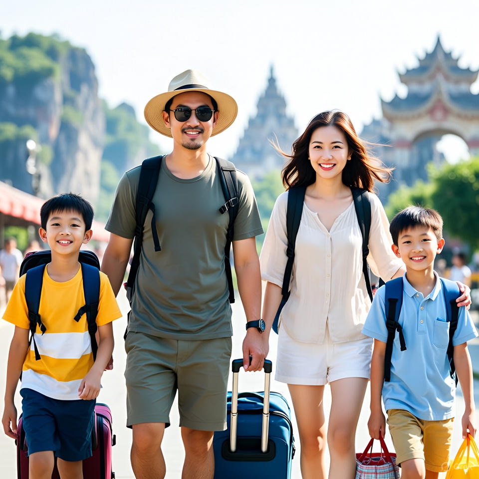 Gia đình được bảo vệ bởi bảo hiểm du lịch