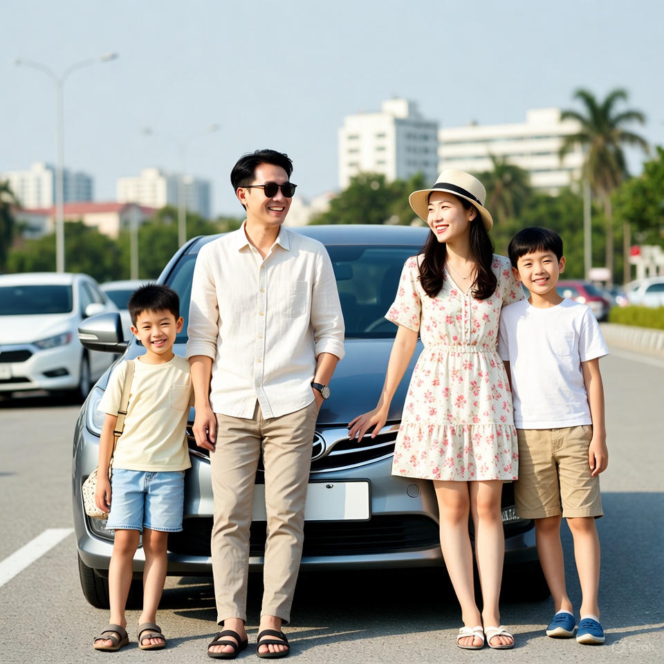 Gia đình được bảo vệ bởi bảo hiểm ô tô